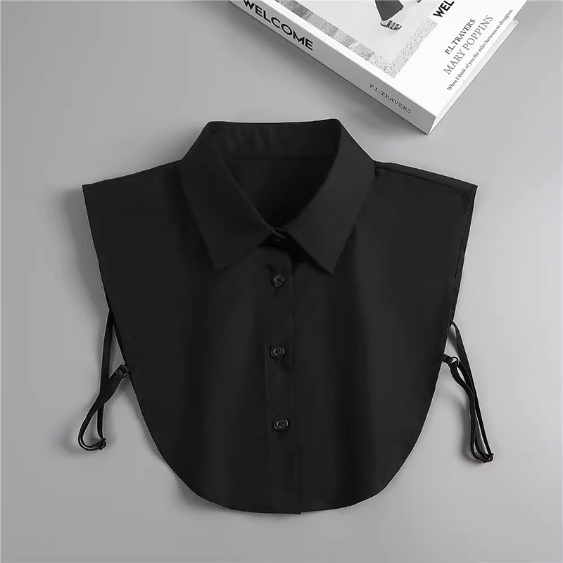 Women Formal Wear With Tie - Comodo colletto finto stile mezza camicia,