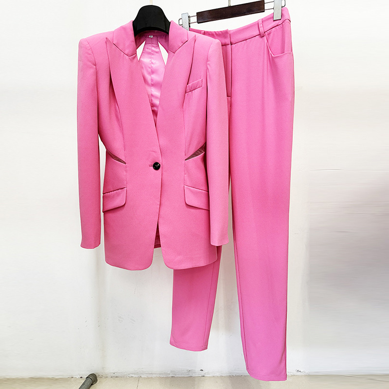 Women Formal Wear Set - Completo tailleur blazer da donna di