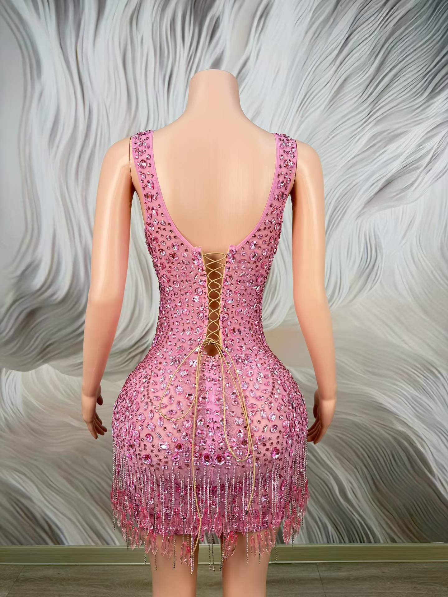 Abito di Lusso Rosa Scintillan - Women Formal Wear Photoshoot recensione e prezzo