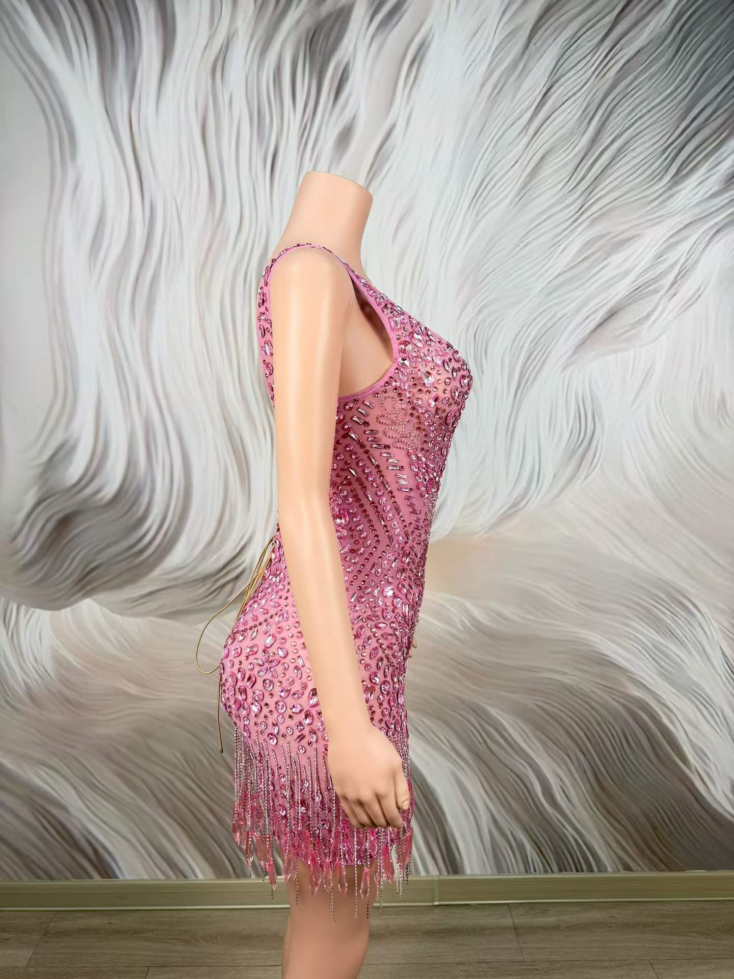 Abito di Lusso Rosa Scintillan - Women Formal Wear Photoshoot recensione e prezzo