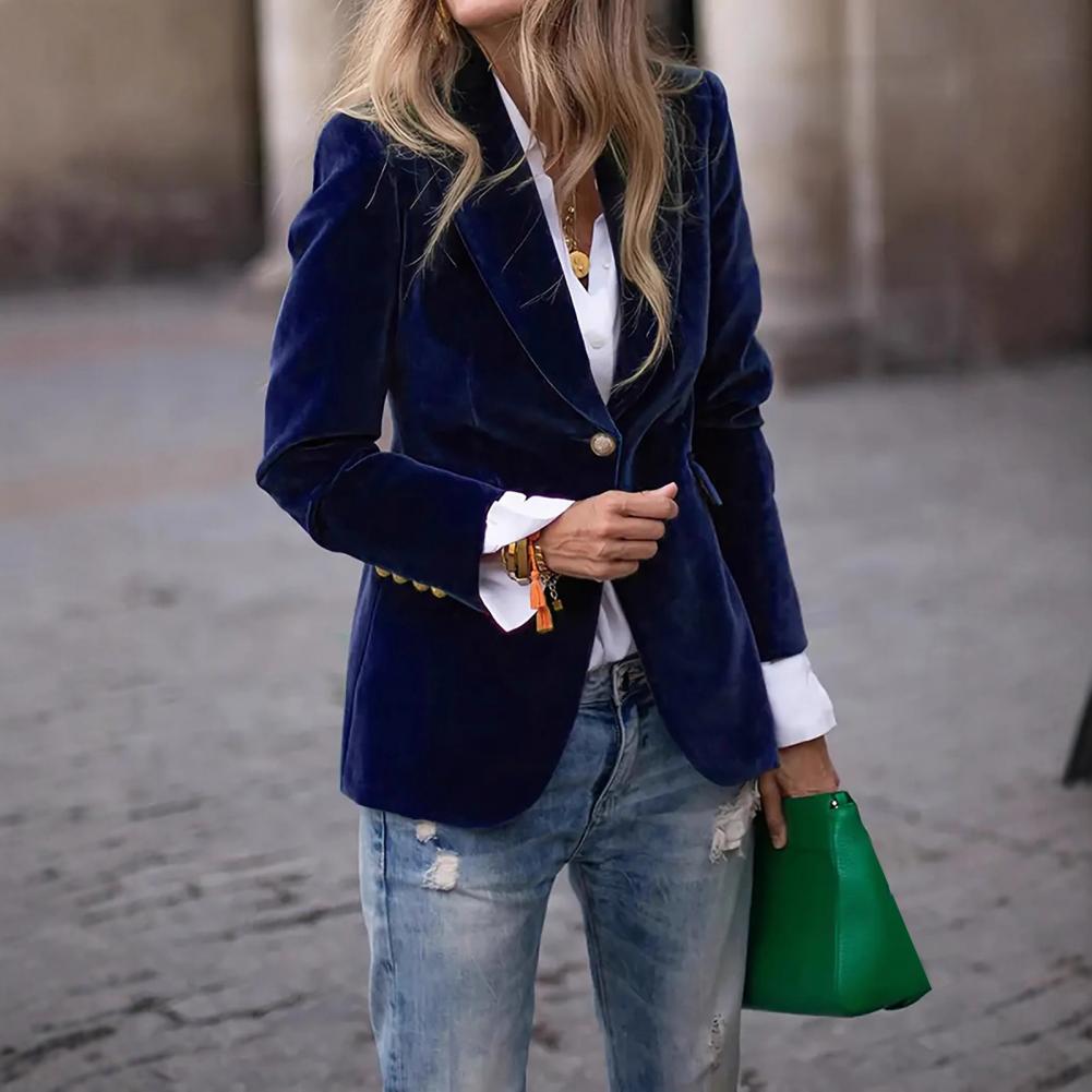 Blazer da donna in velluto tag - Large Women'S Formal Wear recensione e prezzo